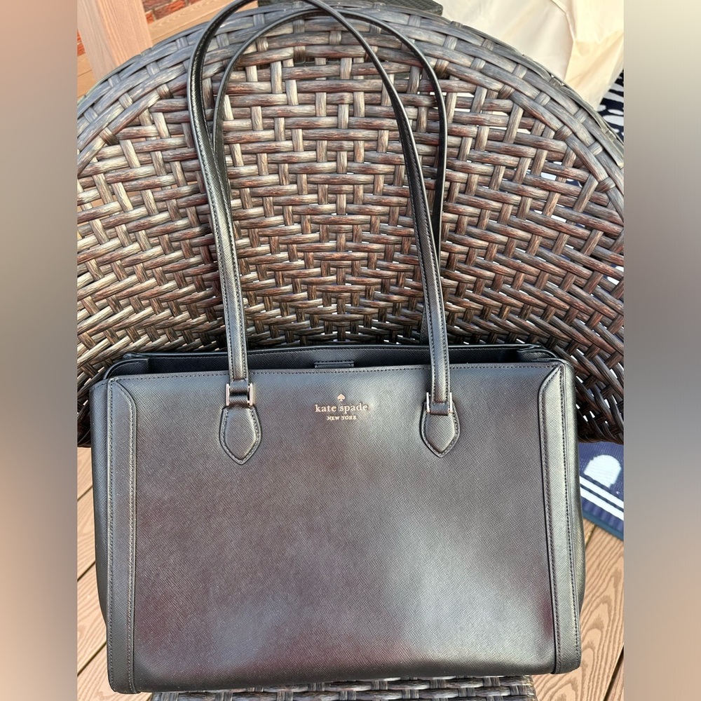 Kate Spade Madison Saffiano East West Leather Laptop Tote